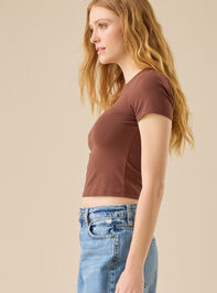 Giddy Up Baby Tee Detail 3 - TULLABEE