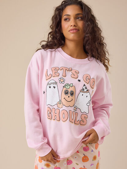 Let's Go Ghouls Mama Pullover - TULLABEE