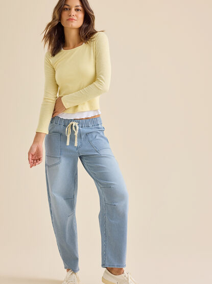 Harley Ribbed Layered Top - TULLABEE