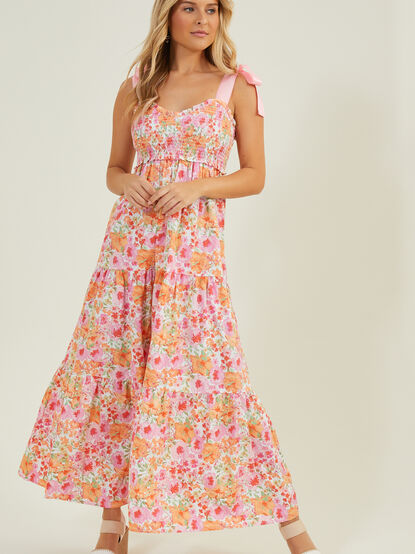 Addison Floral Maxi Dress - TULLABEE