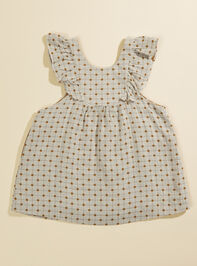 Meghan Ruffle Sleeve Dress by Vignette Detail 2 - TULLABEE