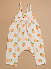 Sweet Peach Tie Back Jumpsuit Detail 2 - TULLABEE