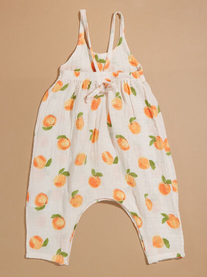 Sweet Peach Tie Back Jumpsuit - TULLABEE