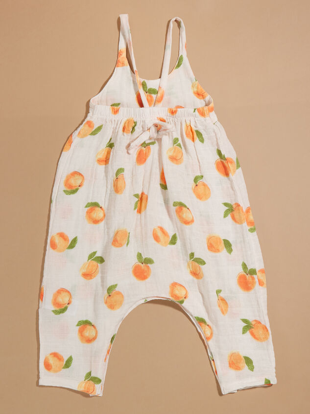 Sweet Peach Tie Back Jumpsuit Detail 2 - TULLABEE