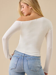 Genevieve Asymmetrical Top Detail 5 - TULLABEE