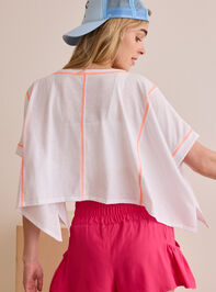 No Days Off Boxy Tee Detail 4 - TULLABEE