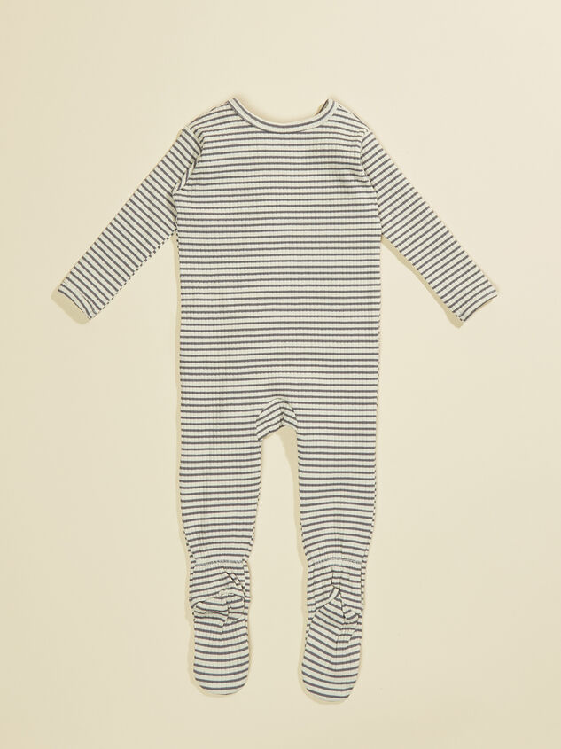 Alex Stripe Footie Detail 2 - TULLABEE