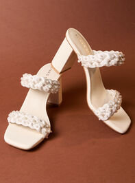 Carla Braided Pearl Heels - TULLABEE