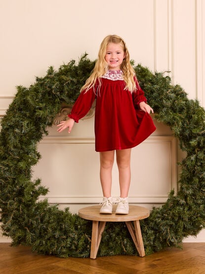 Rebecca Velvet Mini Dress - TULLABEE