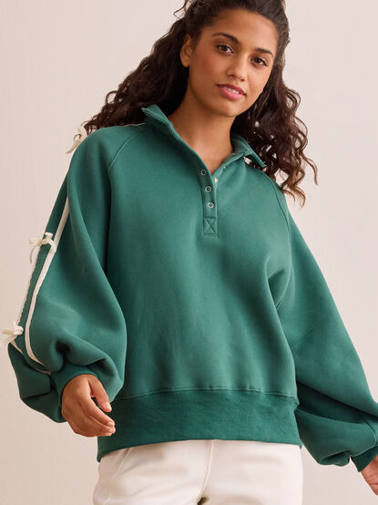 Side Barre Bow Pullover - TULLABEE