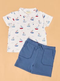 Little Captain Toddler Polo Set - TULLABEE