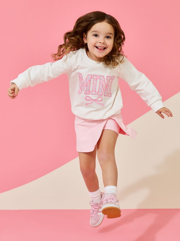 Lilly Bow Mini Sweatshirt - TULLABEE