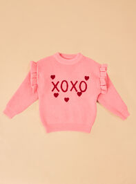 XOXO Sweater Detail 2 - TULLABEE