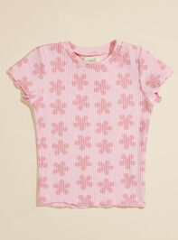 Marley Ribbed Baby Tee Detail 2 - TULLABEE