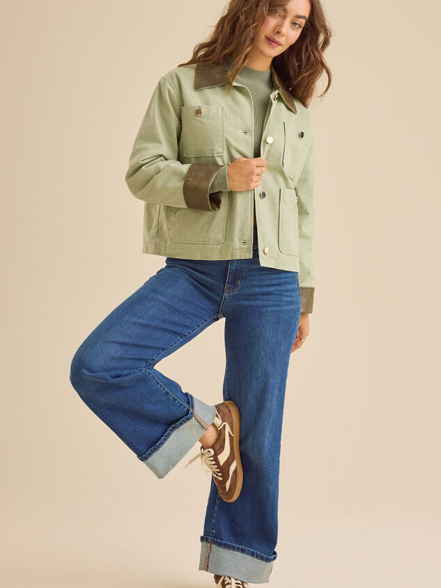 Enola Barn Jacket Detail 6 - TULLABEE