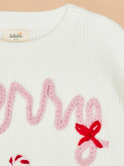 Merry Bow Knit Sweater - TULLABEE