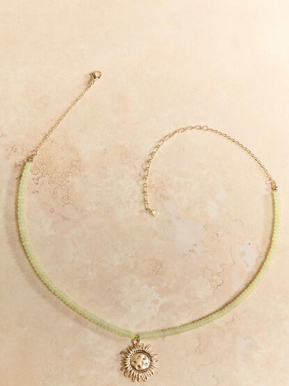 Sun Pendant Necklace - TULLABEE