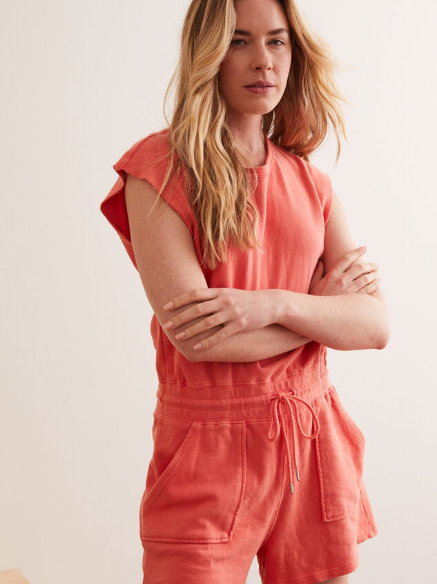Push the Limits Cut Off Romper Detail 4 - TULLABEE