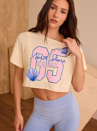 North Shore Hawaii Crop Tee Detail 2 - TULLABEE