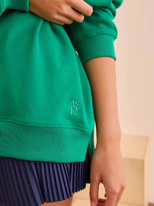 Precision Mock Neck Sweatshirt Detail 6 - TULLABEE