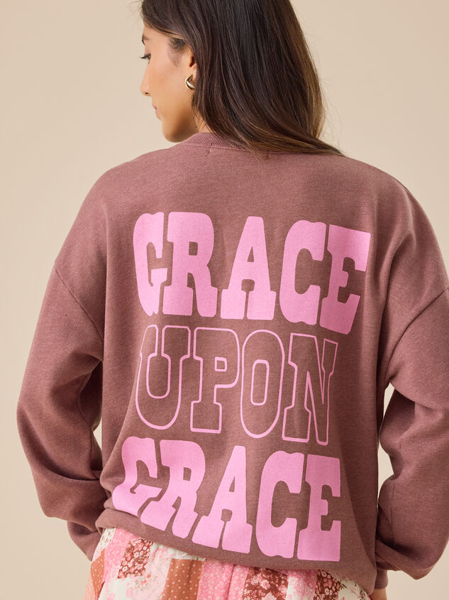 Grace Upon Grace Crewneck Detail 2 - TULLABEE