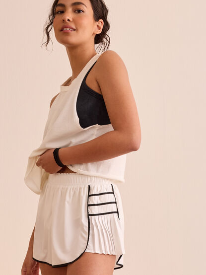 On Point Pleated Shorts - TULLABEE