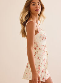 Evolution Floral Cut-Out Dress Detail 3 - TULLABEE