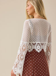 Viena Crochet Kimono Detail 5 - TULLABEE