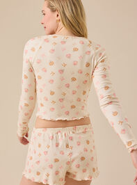 Lia Pumpkin Sleep Top Detail 4 - TULLABEE