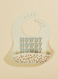 Howdy Cowboy Silicone Bib - TULLABEE