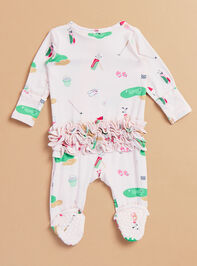 Little Caddy Ruffle Footie Detail 3 - TULLABEE