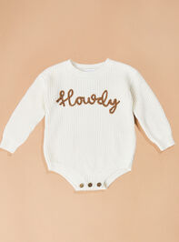 Howdy Sweater Bubble by Mudpie - TULLABEE