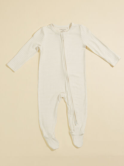 Blake Striped Footie - TULLABEE