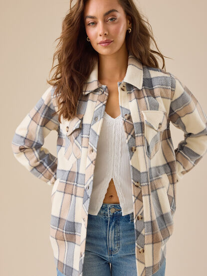 Cole Fleece Shacket - TULLABEE