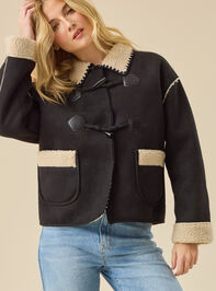 Aven Suede Jacket Detail 2 - TULLABEE