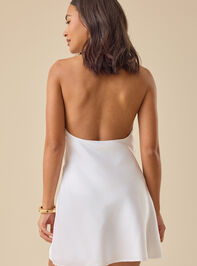 Sunny Satin Mini Dress Detail 4 - TULLABEE