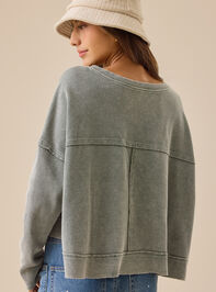Cassidy Boxy Thermal Top Detail 6 - TULLABEE