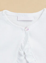 Zoe Baby Knit Cardigan Detail 2 - TULLABEE