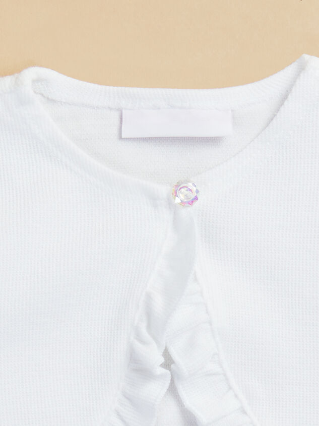 Zoe Baby Knit Cardigan Detail 2 - TULLABEE