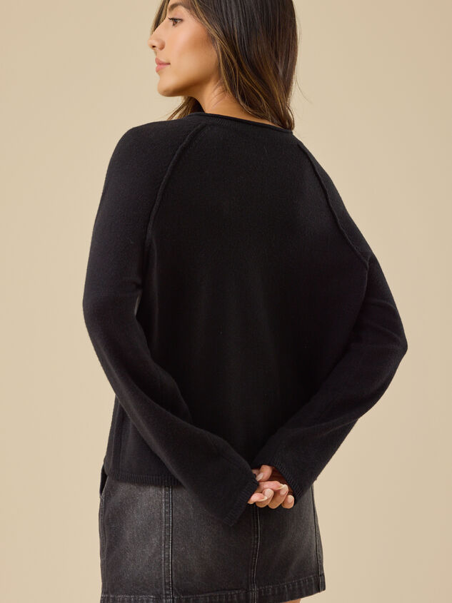 Harper Button Up Cardigan Detail 4 - TULLABEE