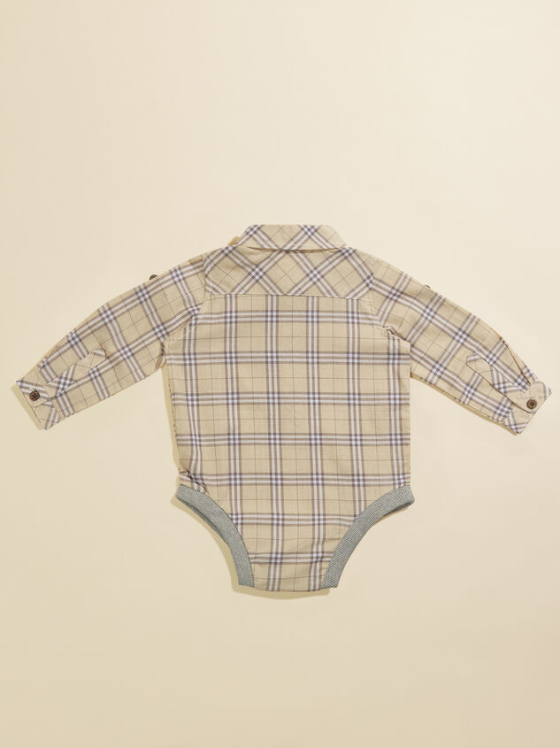 Jasper Plaid Romper by Me + Henry Detail 2 - TULLABEE