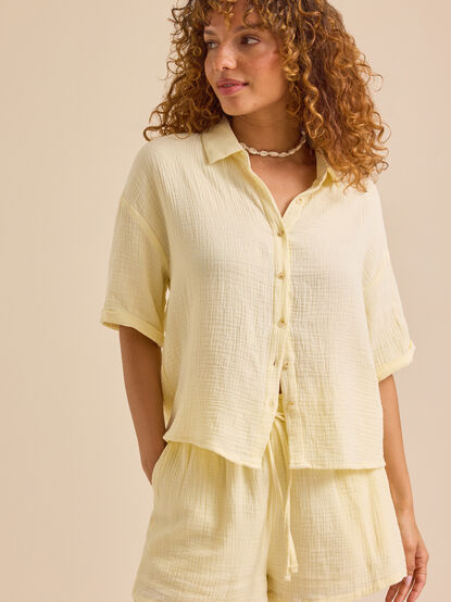 Delia Gauze Top - TULLABEE