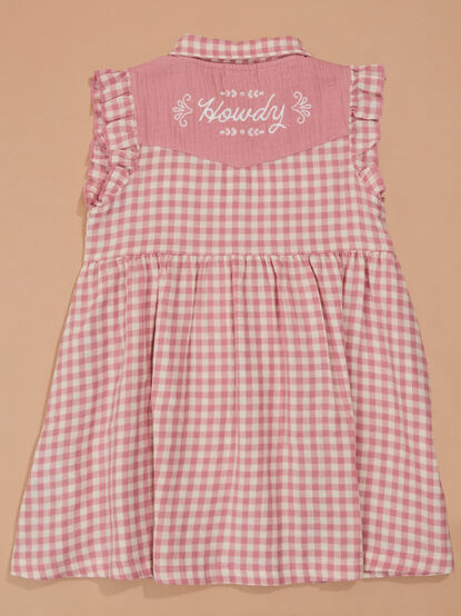 Wendy Western Baby Plaid Dress - TULLABEE