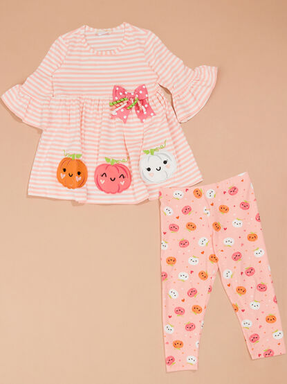 Little Pumpkin Dress and Legging Set - TULLABEE