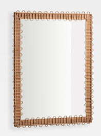 Cora Rattan Mirror Detail 3 - TULLABEE