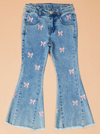 Bianca Bow Flare Jean - TULLABEE