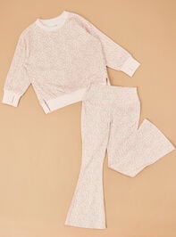 Lilah Leopard Flare Legging Detail 2 - TULLABEE