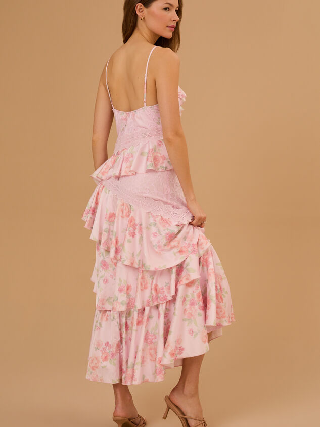 Shannon Floral Maxi Dress Detail 4 - TULLABEE