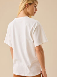 Yellowstone Cowboy Club Oversized Tee Detail 5 - TULLABEE