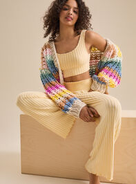 Kara Silky Rib Lounge Top Detail 3 - TULLABEE